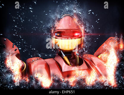 Fantastico robot Foto Stock