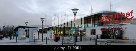 Norton Canes Motorway Services Area, M6 Toll. Foto Stock