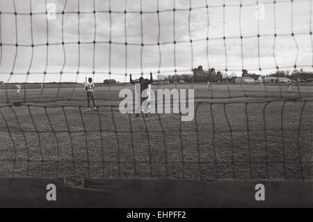 Una partita di baseball delle superiori tra Makoti, North Dakota e ColeHarbor, North Dakota. La partita è stata giocata a Makoti, North Dakota Foto Stock