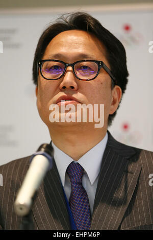 Shuichi Takano, 16 marzo 2015 : Gestione seminari per le organizzazioni sportive sono tenute a Ajinomoto National Training Centre, Tokyo, Giappone. © Shingo Ito AFLO/sport/Alamy Live News Foto Stock