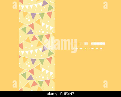 Decorazioni di partito Bunting orizzontale Pattern Seamless sfondo Foto Stock