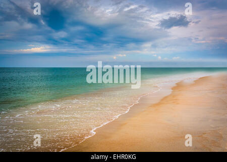 L'Oceano Atlantico in Vilano Beach, Florida. Foto Stock