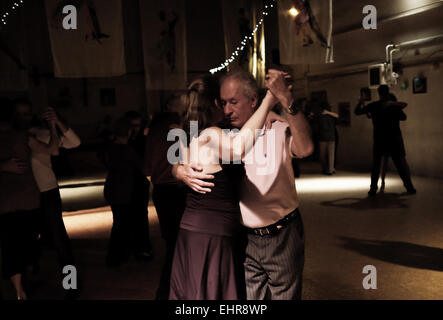 Tango evento di ballo, Milonga, a Tango-Colon, Colonia, nella Renania settentrionale-Vestfalia, Germania Foto Stock