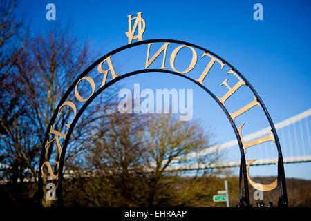 L'originale ingresso superiore al Clifton rocce ferrovia in Bristol Inghilterra Foto Stock