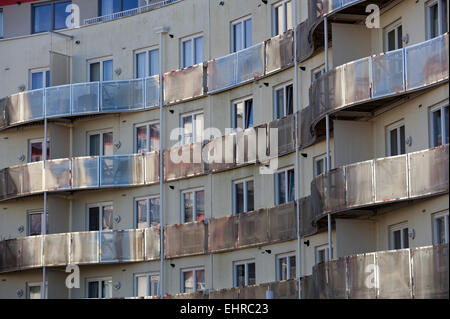 Moderno appartamento edifici sul lato del porto a Bristol docks. Foto Stock