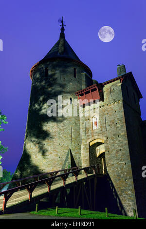 Castell Coch, Castello Coch, il Castello Rosso,Tongwynlais, Cardiff Foto Stock