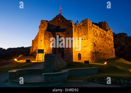 Oystermouth Castle, Mumbles, Swansea, Gower Foto Stock