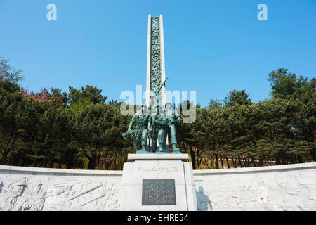 Asia, Repubblica di Corea, Corea del Sud, Incheon; Coreano Memoriale di guerra Foto Stock