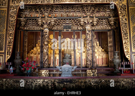 L' ee Kok Tong, la sala ancestrale di Khoo Kongsi Clan House George Town Penang Malaysia Foto Stock