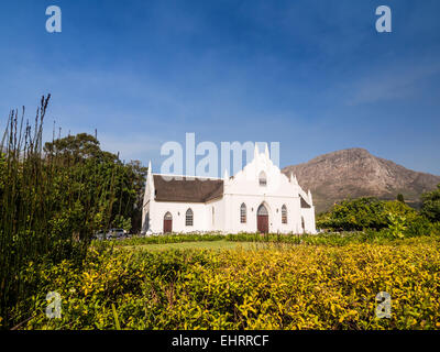 Chiesa olandese riformata, Franschhoek, Sud Africa Foto Stock