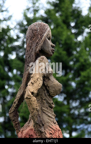 La scultura, esposizione, Galleria Demeterre, Foresta arti, Leisure Park, Velaine-en-Haye, Francia Foto Stock