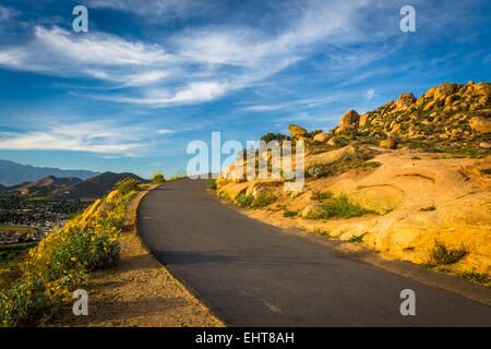 Sentiero Monte Rubidoux Park, in Riverside, California. Foto Stock