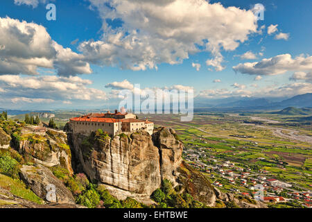 Agios Stephanos Monastero della Meteora monastero complesso in Grecia Foto Stock