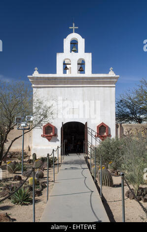 Cappella mortuaria a San Xavier del Bac missione Foto Stock