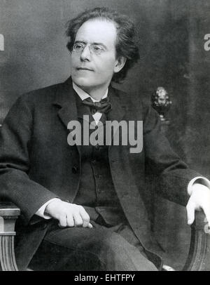 GUSTAV MAHLER (1860-1911), compositore boemo circa 1905 Foto Stock