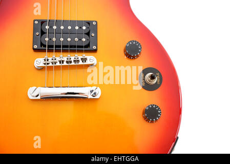 Barcellona, Spagna - Ott 7, 2014: chitarra elettrica Epiphone Les Paul Special II, nel Heritage Cherry Sunburst colore. Foto Stock