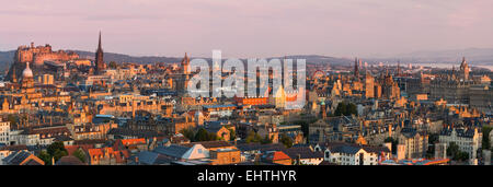 Alba su Edinburgo, Lothian, Scozia Foto Stock