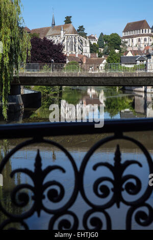 Illustrazione di Chartres, EURE-ET-LOIR (28), centro, FRANC Foto Stock