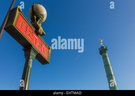 Illustrazione della città di Parigi e dell' Ile-de-France, Francia Foto Stock