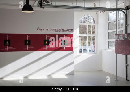 BOHIN FABBRICA, conservatorio vivente dell'ago e PIN, SAINT-SULPICE-SUR-RISLE, Orne (61), Francia Foto Stock