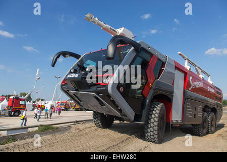 Aeroporto motore Fire Foto Stock