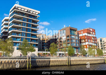 Appartamento case di Hafencity Foto Stock