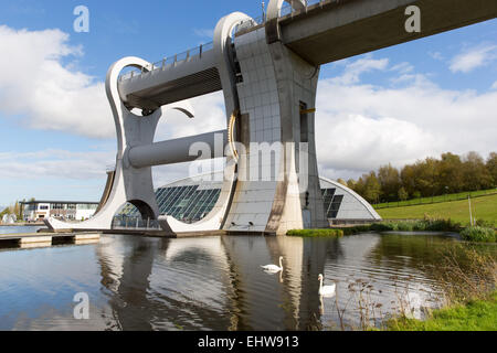 Il Falkirk Wheel Foto Stock