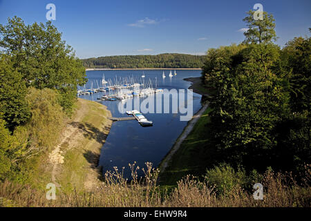 Il Sorpesee a Sundern in Germania. Foto Stock