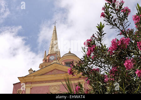 Chiesa Romance Marie maggiore, Calvi Corsica Foto Stock