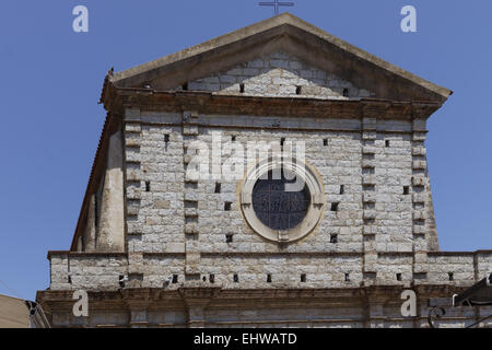 Porto Vecchio, chiesa romanica, Corsica Foto Stock