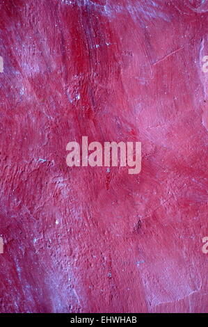 Texture di stucco rosso gesso Foto Stock