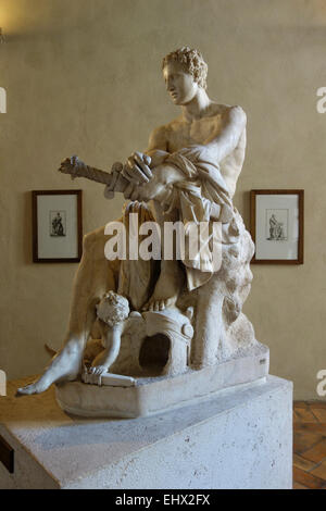 Scultura romana di Ares Museo Nazionale Romano di Palazzo Altemps Roma Italia Foto Stock