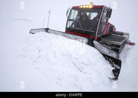 Aratro di neve Foto Stock