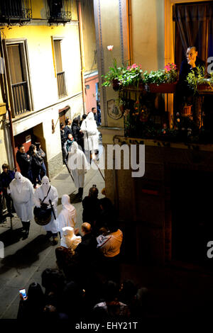 Iglesias, Sardegna - Aprile 18, 2014: Iglesias; Pasqua Settimana Santa ad Iglesias. Foto Stock