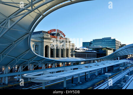 La Union Station, Denver, Colorado, STATI UNITI D'AMERICA Foto Stock