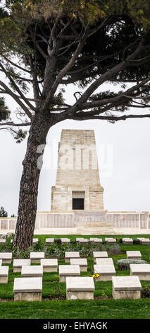 Gallipoli, Turchia, WW1 centenario 2015 - Lone Pine cimitero Foto Stock