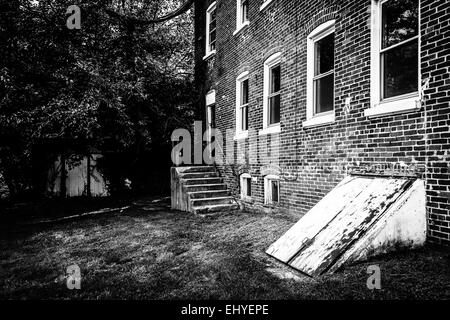 Edificio abbandonato in Bairs, Pennsylvania. Foto Stock