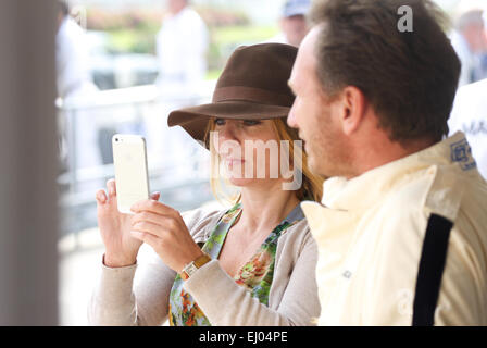 2014 Goodwood con: Geri Halliwell dove: Chichester, Regno Unito quando: 13 Set 2014 Foto Stock