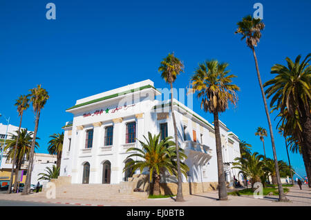 Teatro, Avenue Mohammed V, El Jadida, costa atlantica, Marocco, Africa settentrionale Foto Stock