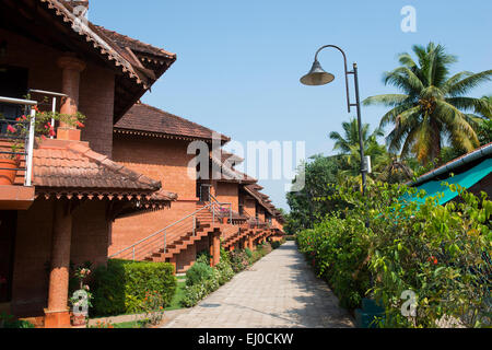 Il Eastend Il Lakesong Resort di Kumarakom Kerala, India Foto Stock