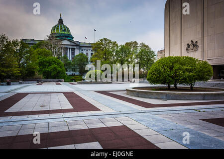 Il Campidoglio in Harrisburg, Pennsylvania. Foto Stock