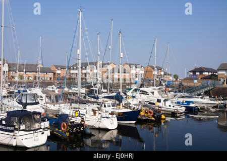 Penarth Marina Penarth Wales UK Foto Stock