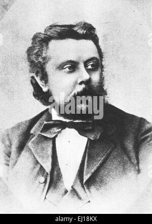 MODEST MUSSORGSKY (1839-1881) Il compositore russo circa 1870 Foto Stock