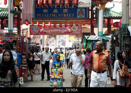 Petaling Street Market, Chinatown, Kuala Lumpur, Malesia Foto Stock
