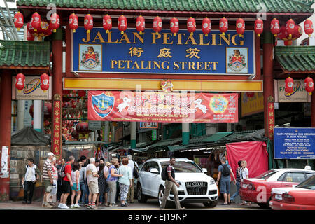 Petaling Street Market, Chinatown, Kuala Lumpur, Malesia Foto Stock