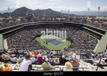 Los Angeles, California, USA. Xix Mar, 2015. Una vista generale del BNP Paribas Open Tennis Tournament il 19 marzo 2015 in Indian Wells, California. Credito: Ringo Chiu/ZUMA filo/Alamy Live News Foto Stock