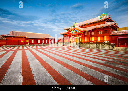 Okinawa, in Giappone nello storico castello di Shuri. Foto Stock