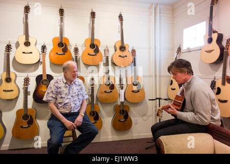 Stan Jay presidente del mandolino fratelli in Staten Island NYC Foto Stock