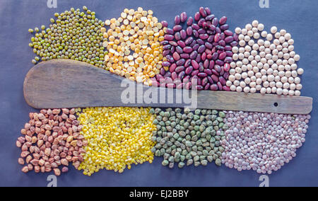 Queste sono le lenticchie comuni utilizzati in cucina indiana Foto Stock