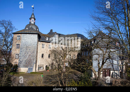 Gli edifici del castello del Oberes Schloss o castello superiore, Siegen, Renania settentrionale-Vestfalia, Germania, Europa, das obere Schloss, Sieg Foto Stock